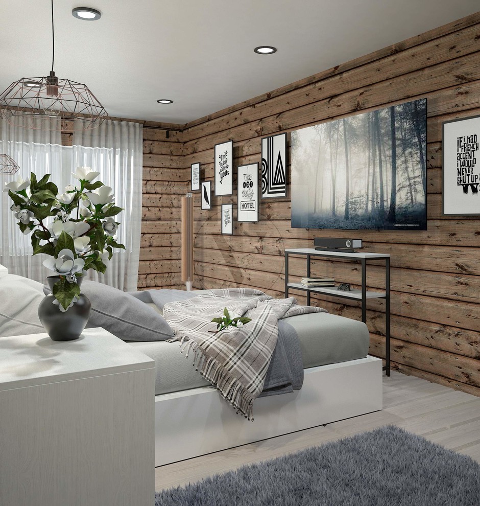 Спальня в эко стиле