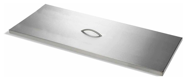 Rectangle Stainless Steel Fire Pit, Steel Fire Pit Snuffer