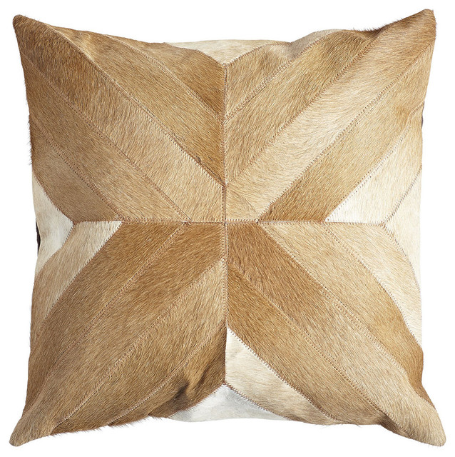COWHIDE PILLOW COVER – CROSS - NEW