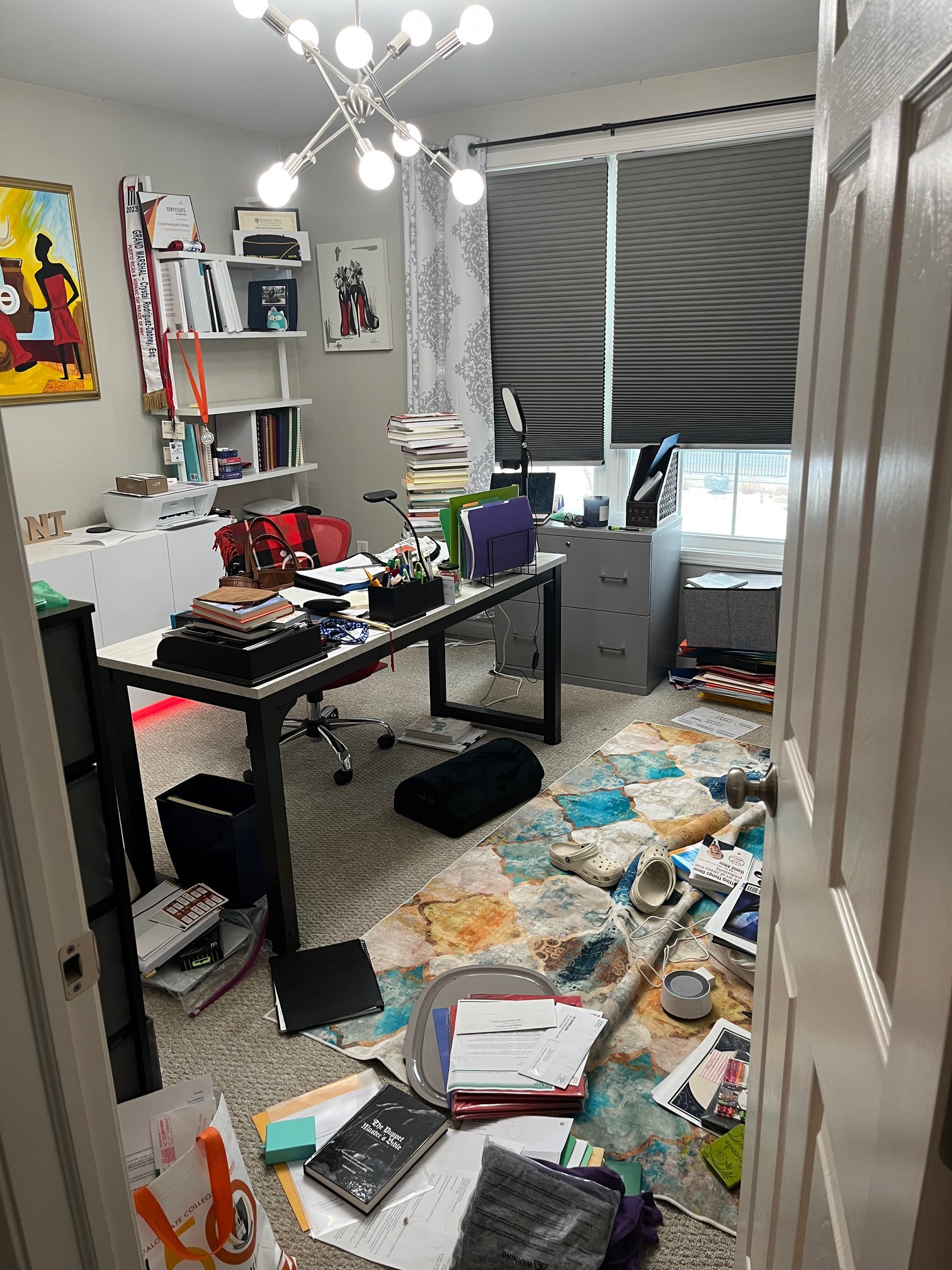 Home Office Before Organizing
