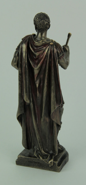 Roman Emperor Hadrian Bronze Finished Statue