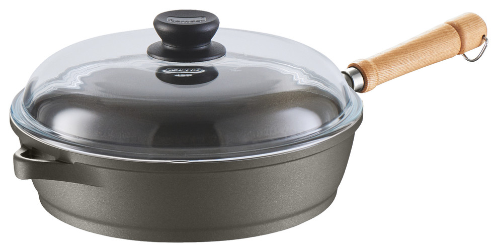 Tradition Induction 4.25 Quart Saute Pan With Lid Transitional