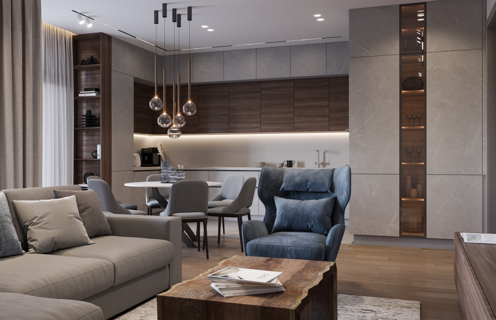 Дизайн-проект квартиры, ЖК "Зиларт"