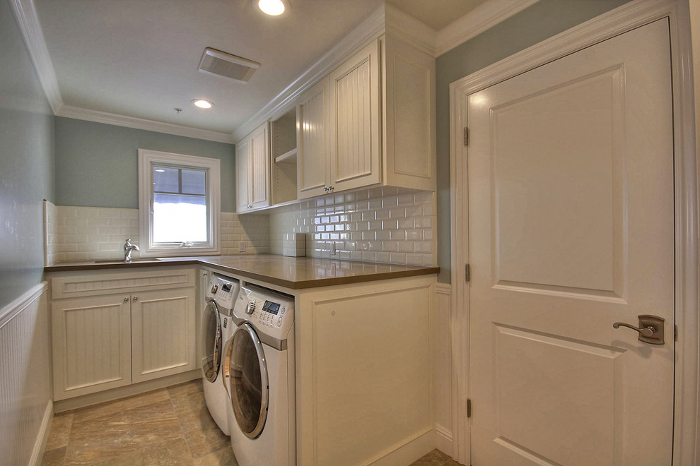 Photo of a transitional laundry room in San Francisco.