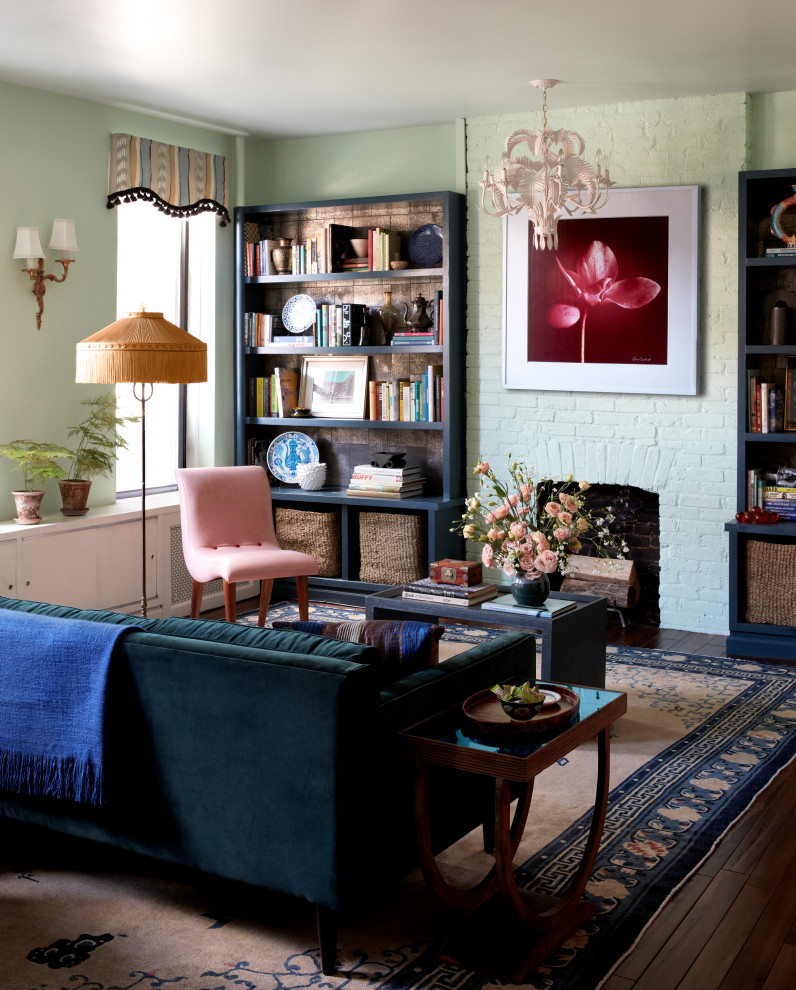 Living Room in Park Slope Apartment for World Traveler - Eclectic ...