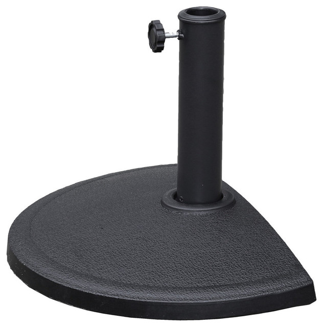 half moon parasol base