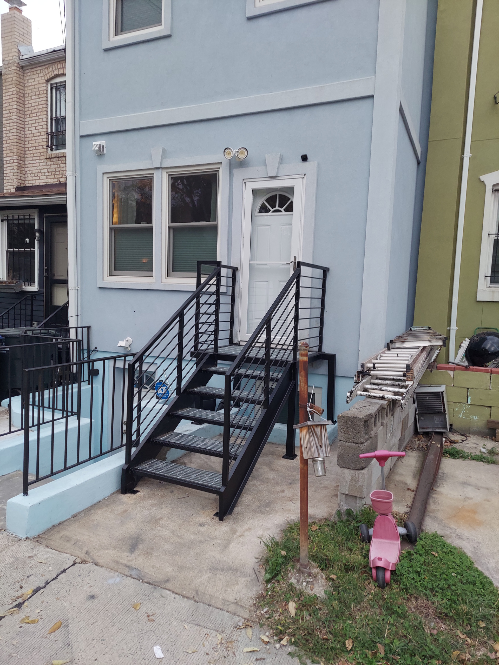 Replacing wooden stairs for steel