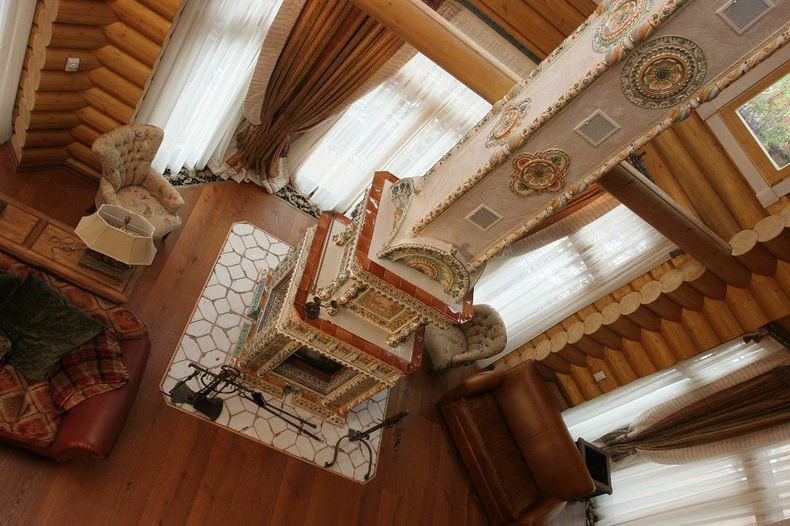 Деревянный дом 550 кв.м. в русском стиле