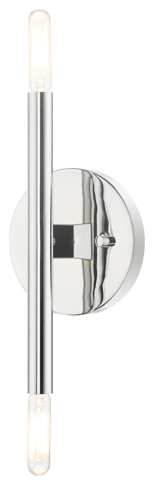Polished Chrome Mid Century Modern, Urban, Scandinavian, Minimal Sconce ...