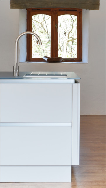 Glass work top country-kitchen