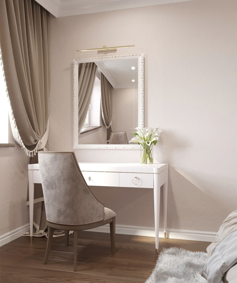 Дизайн однокомнатной квартиры в стиле современная классика