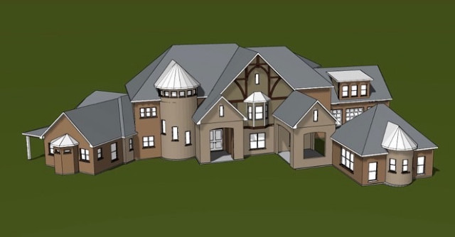 Rendering fasad