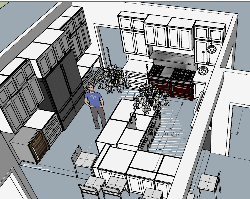 axonometric design -confirm spec cabinets