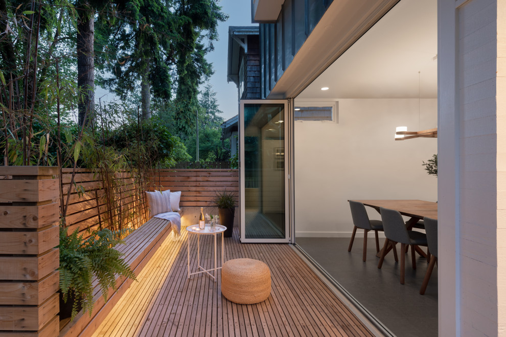 Warm Wood Loves Colour - Contemporary - Deck - Vancouver - by Rembrandt ...