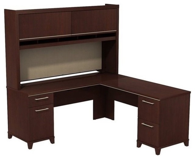 Bush Business Enterprise 72 L Shaped Desk Transitional Desks