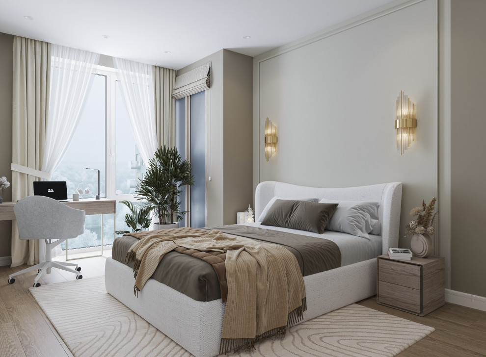 Интерьер в современном стиле в ЖК NOW