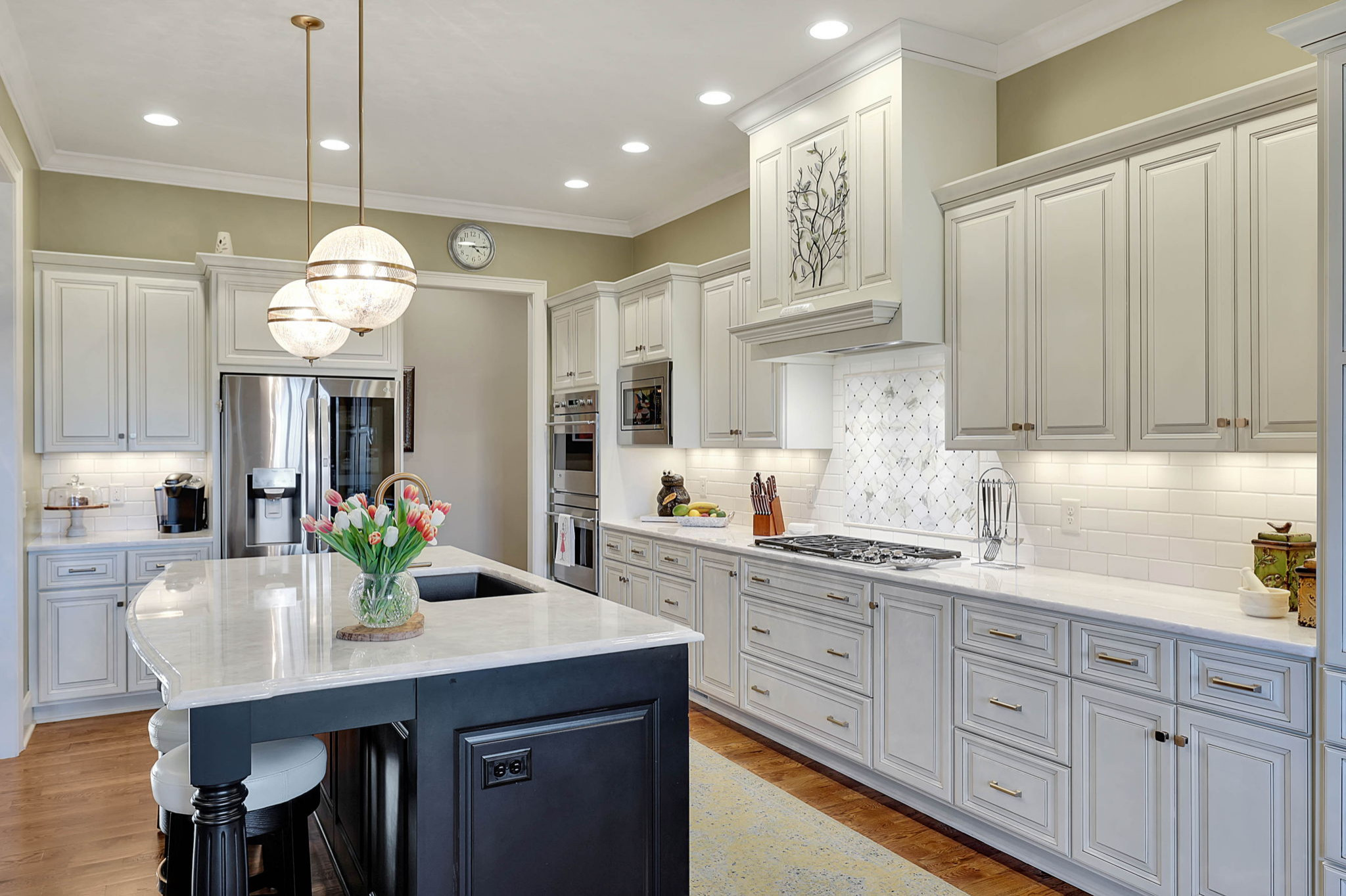 KITCHEN REMODEL: New island is MARBLEOUS