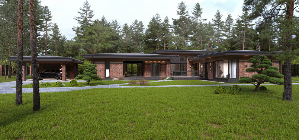 Частный дом в стиле "Райт"