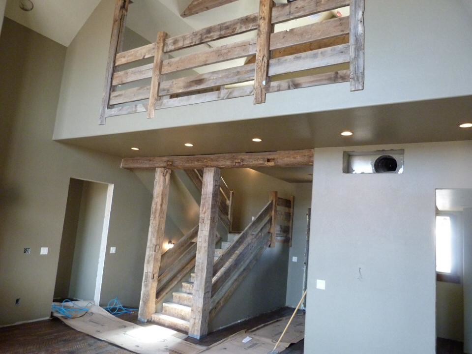Staircase - rustic staircase idea