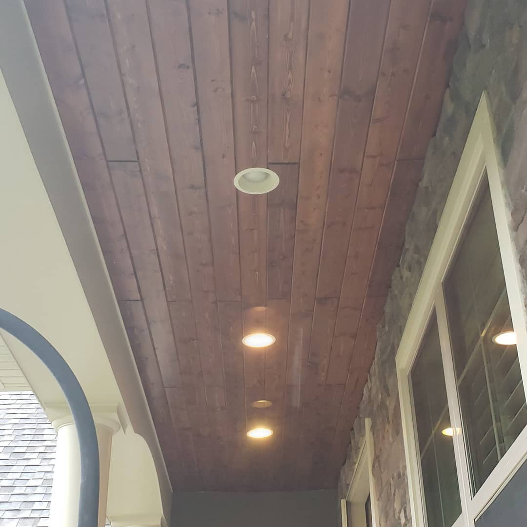 Plymouth Wood Panel Ceiling