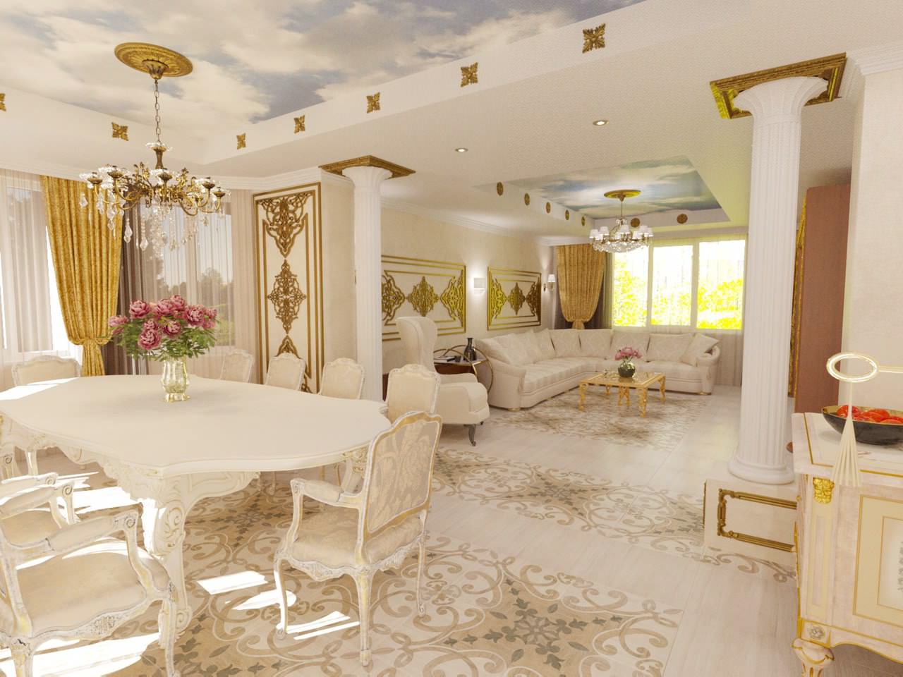 Роскошное барокко в доме