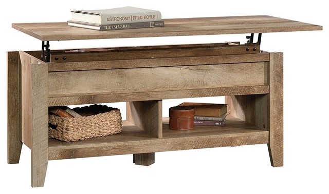 Traditional Coffee Table With Storage Beneath Top Craftsman Oak Finish Transitional Tables By Decor Love Houzz Traditional Coffee Table With, Sauder Carson Forge Lift Top Coffee Table Lintel Oak Finish