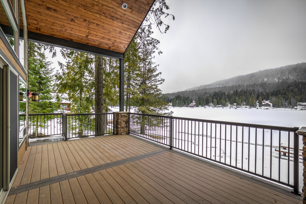 Home design - rustic home design idea in Seattle