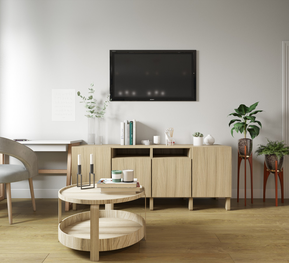 Уютная квартира для молодой семьи в скандинавском стиле