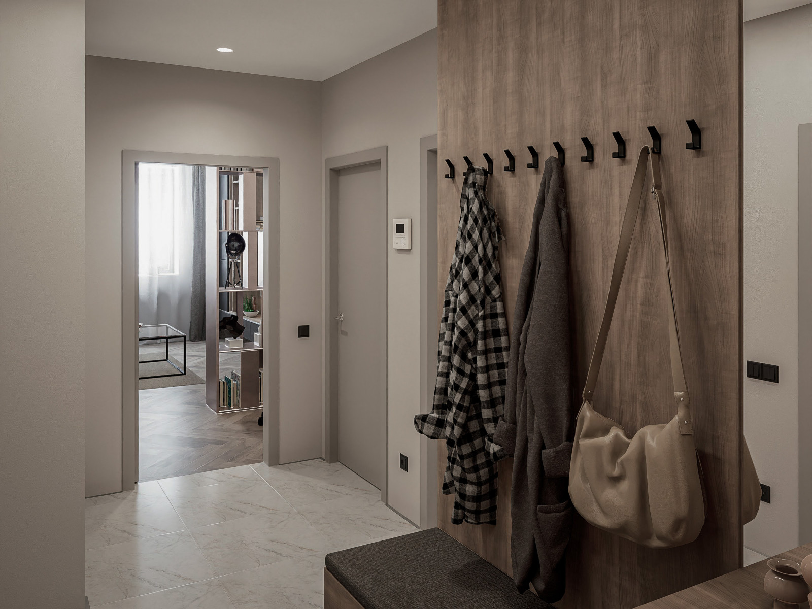 Дизайн-проект двухкомнатной квартиры 69 м2