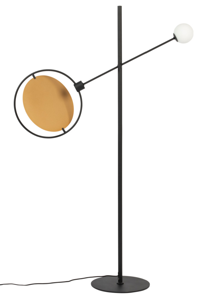 Edelsteen Glad cijfer Gold Accent Floor Lamp | Zuiver Sirius - Contemporary - Floor Lamps - by  Oroa - European Furniture | Houzz