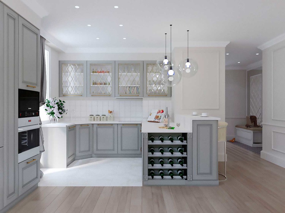 Проект квартиры. Мосфильмовская. Площадь: 136 м2.