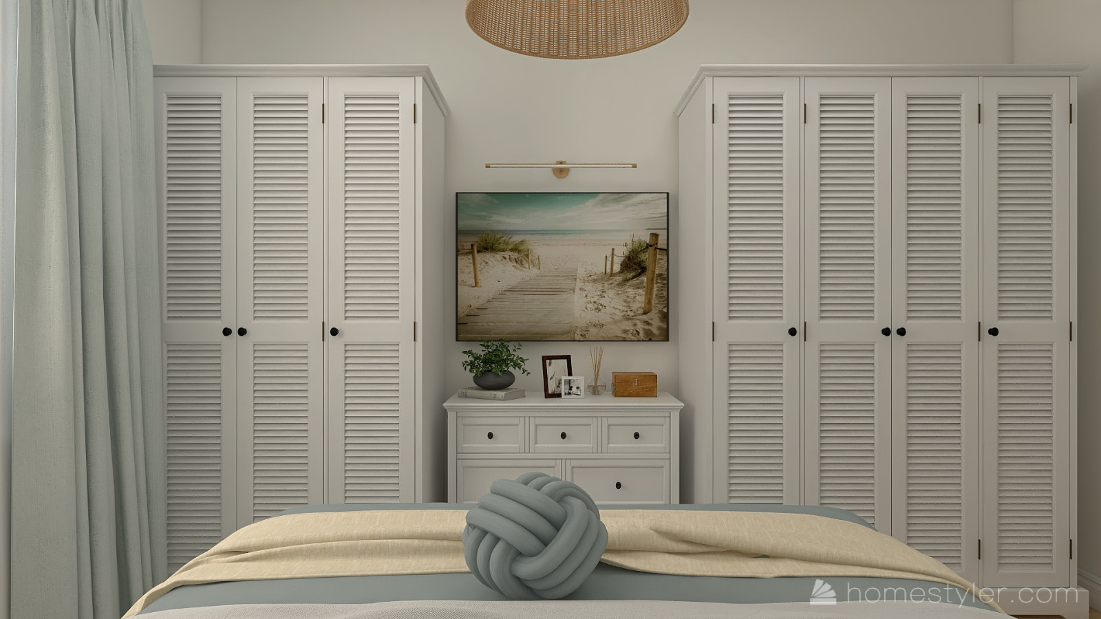 спальня в средиземноморском стиле