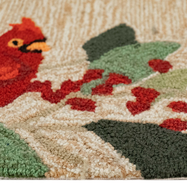 Frontporch Bird Border Indoor/Outdoor Rug, 2'x5' - Contemporary ...