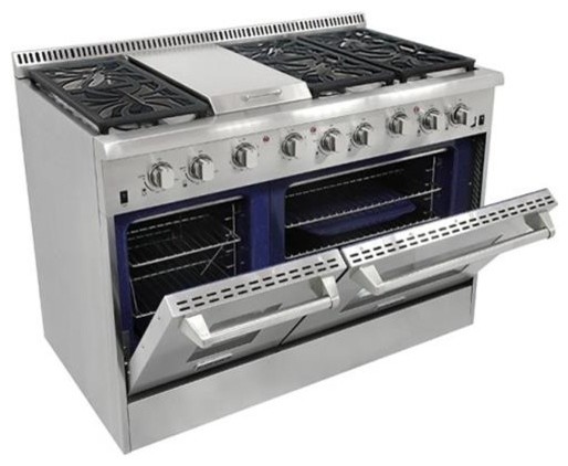 Thor Kitchen 48 6 Burner Gas Range With Double Oven