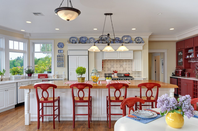 Coastal Stunner - Kitchen Island beach-style-kitchen