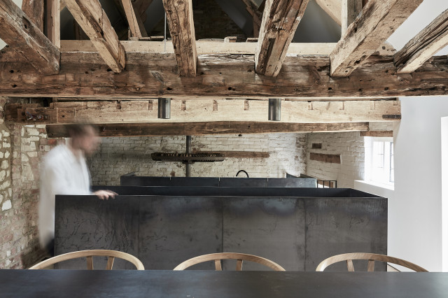 Lower Mill, Kingstone Winslow rustikt-koekken
