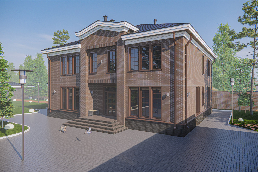 Жилой дом с гаражным комплексом