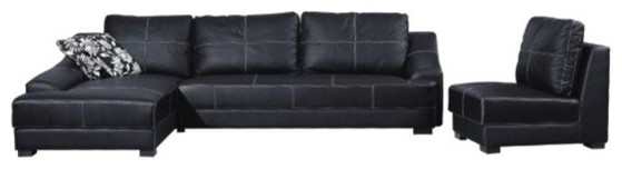 Parker Classic Leather Sectional Set
