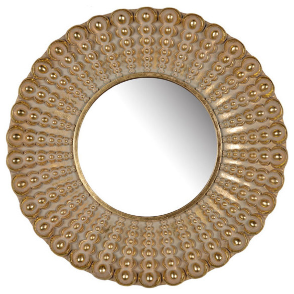 Kih76301 Aubrey Round Wall Mirror - Contemporary - Wall Mirrors - by ...