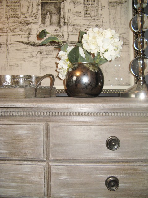 Chalk Painted Dresser Eclectic Bedroom Wilmington By