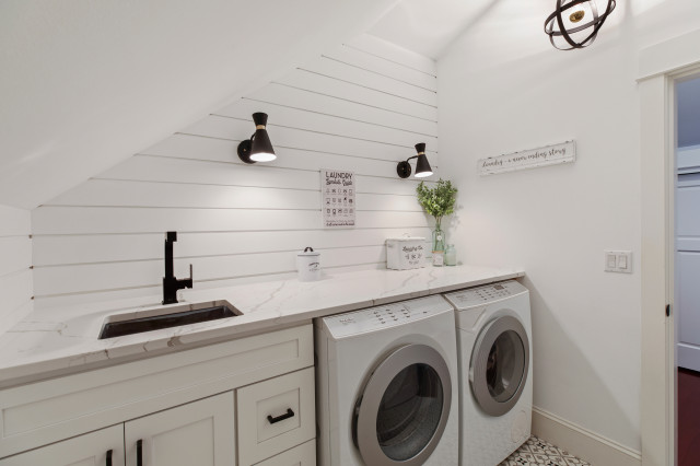 Farmhouse Laundry room landstil-bryggers