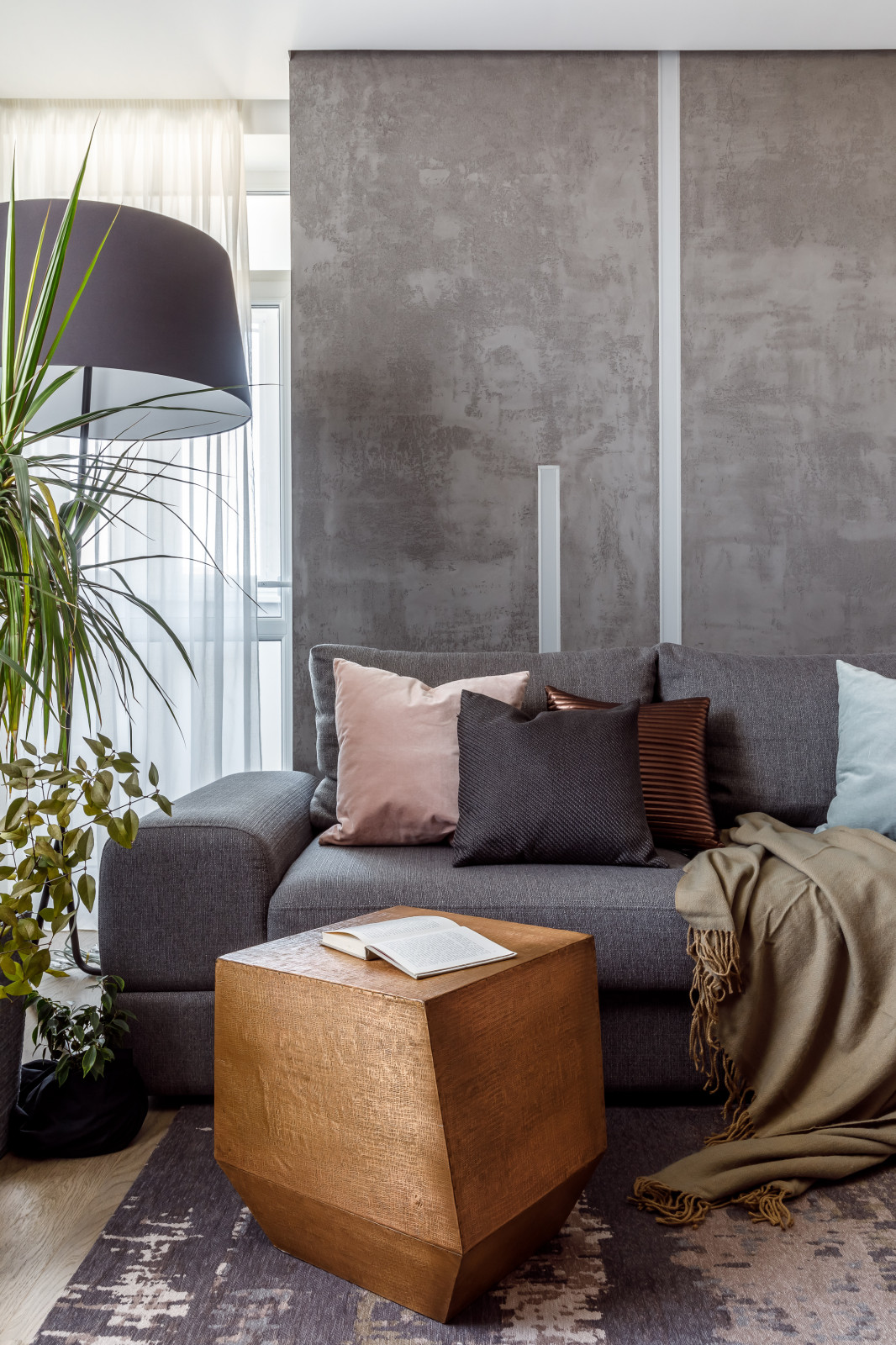 Квартира с цветными акцентами