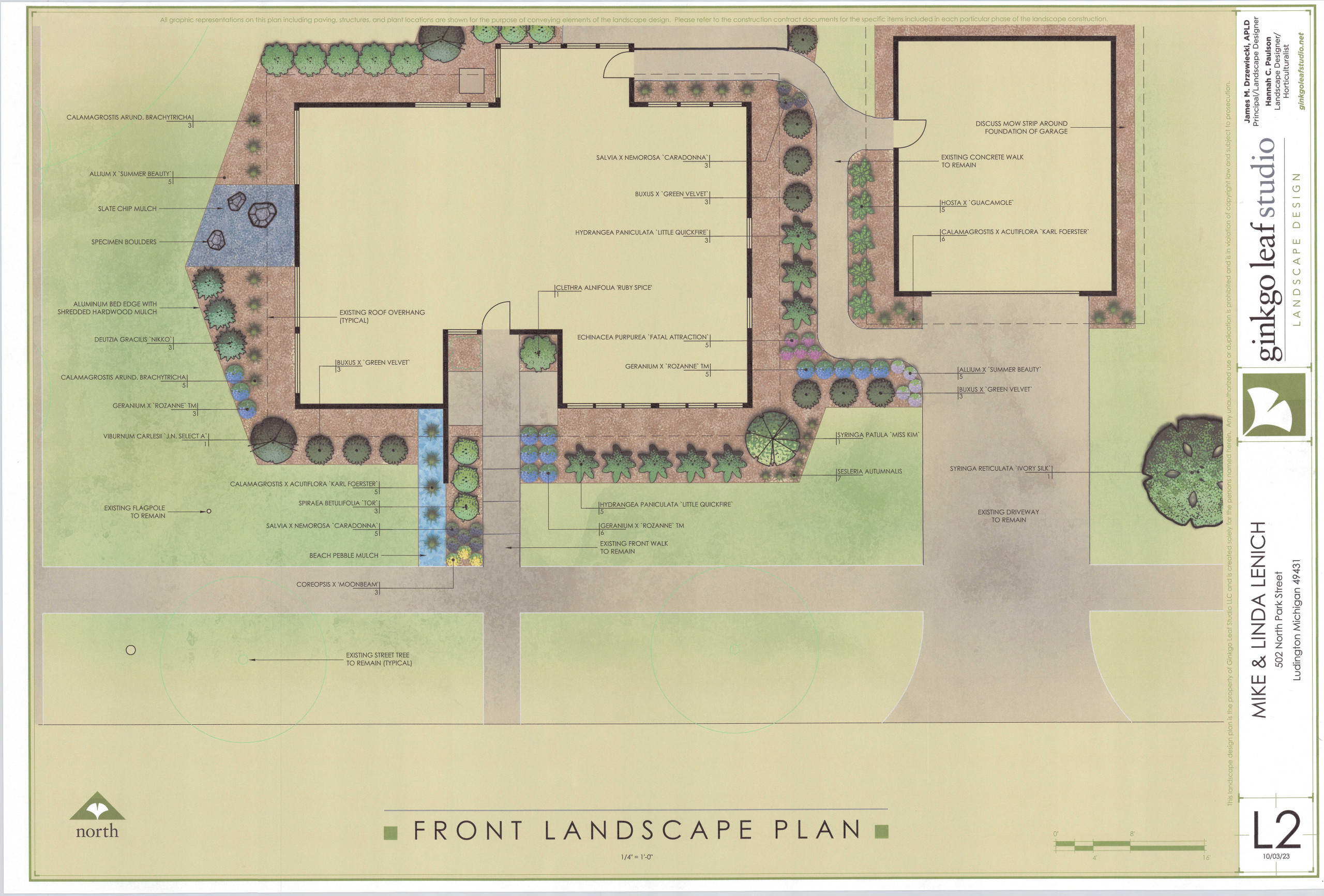 Mid-Century Landscape Makeover - Ludington, MI