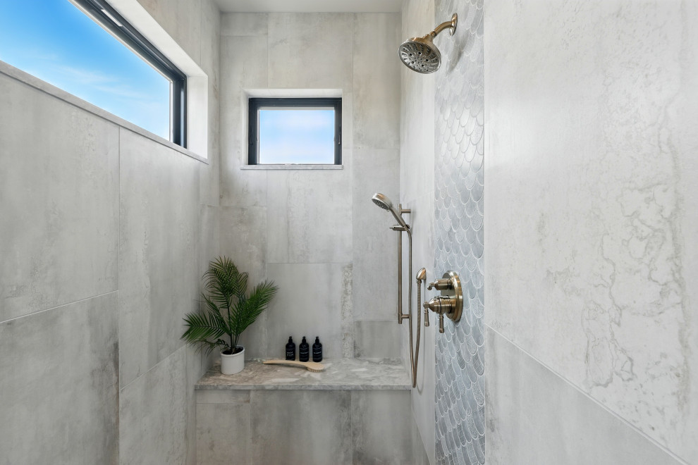 Home design - transitional home design idea in Denver