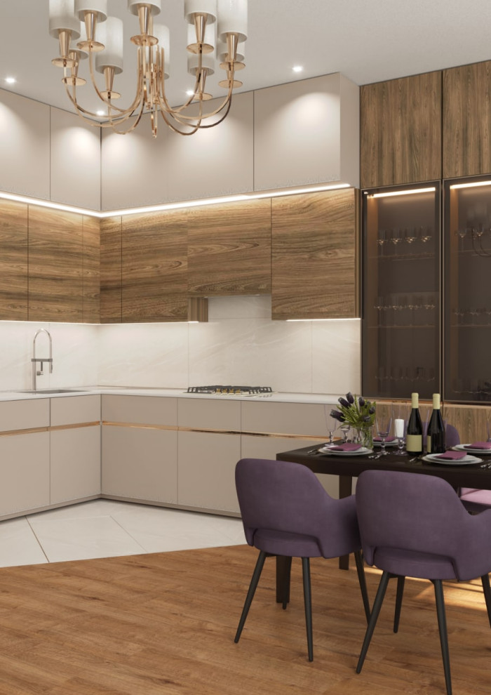 Apartment in a new house