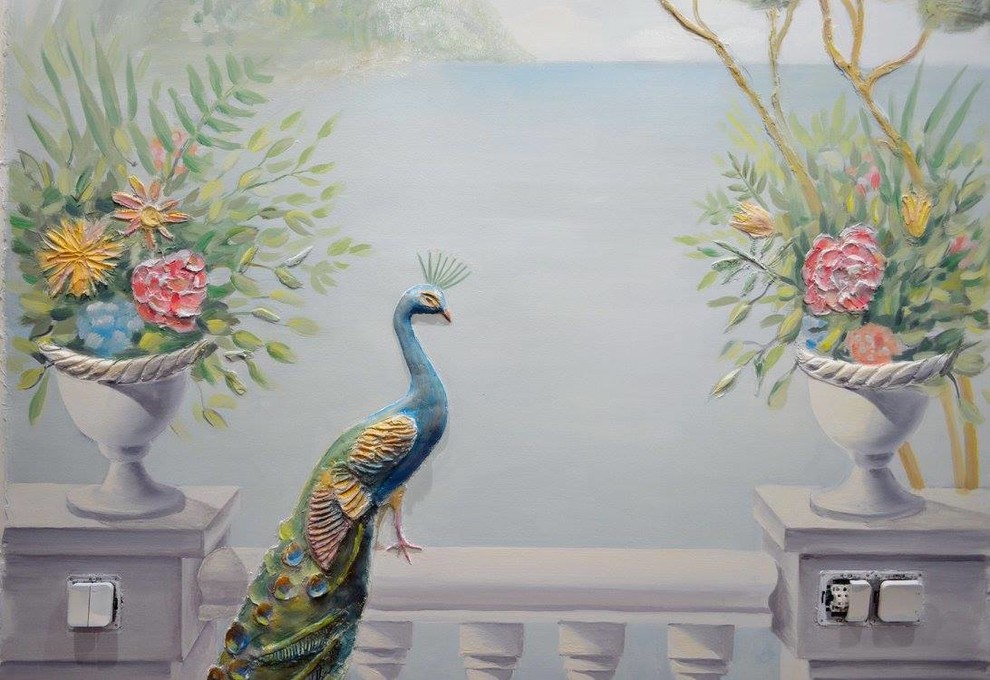 Роспись стен в частном доме