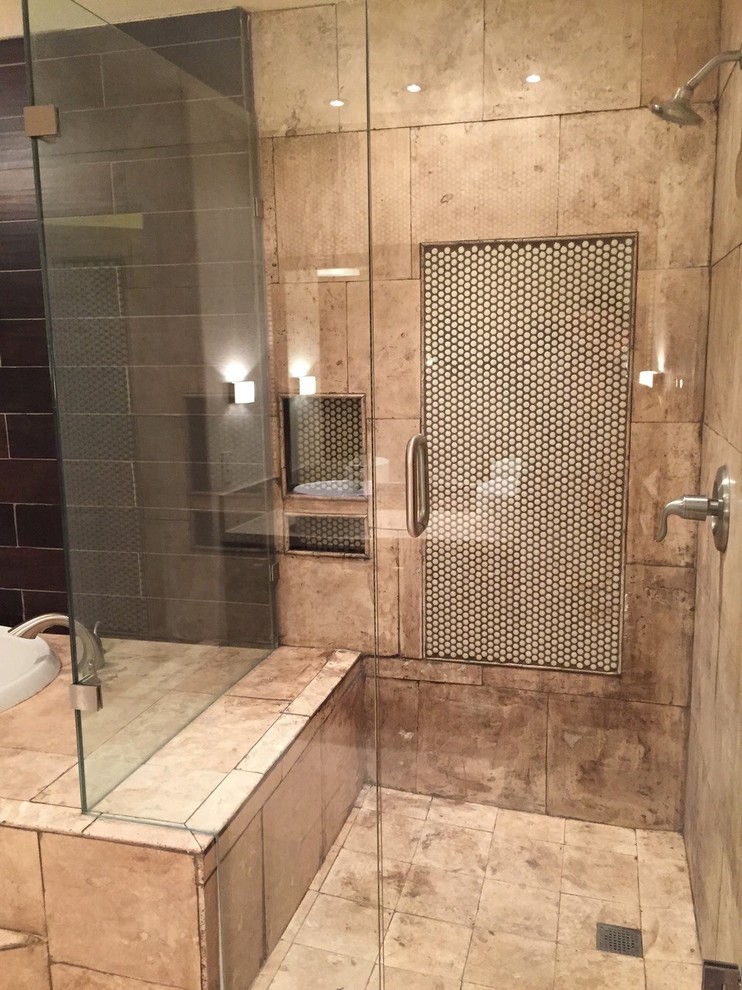 Example of a mountain style bathroom design in Austin
