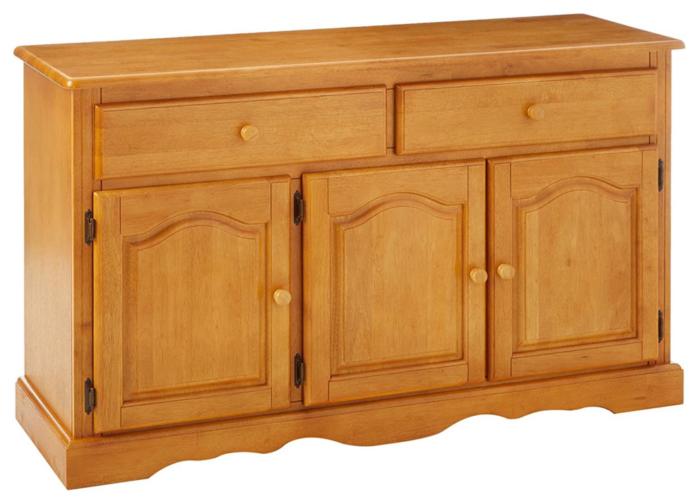 Sunset Trading Oak Selections Treasure Buffet Light Oak