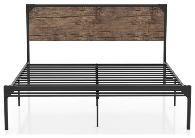 Furniture Of America Budenholz Metal, White Metal California King Bed Frame