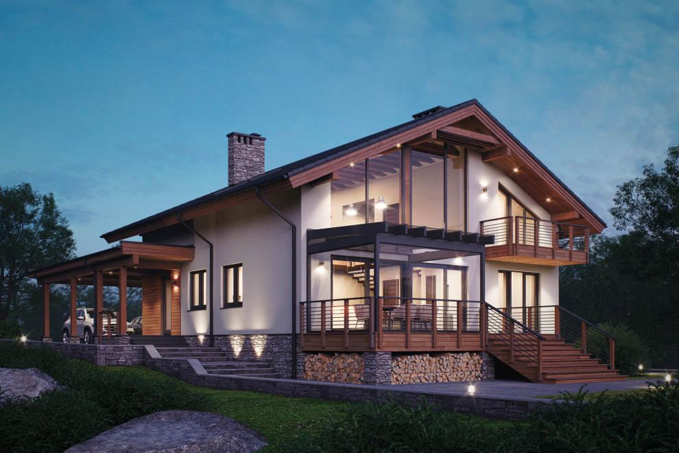 Шале на берегу Волги - AV341